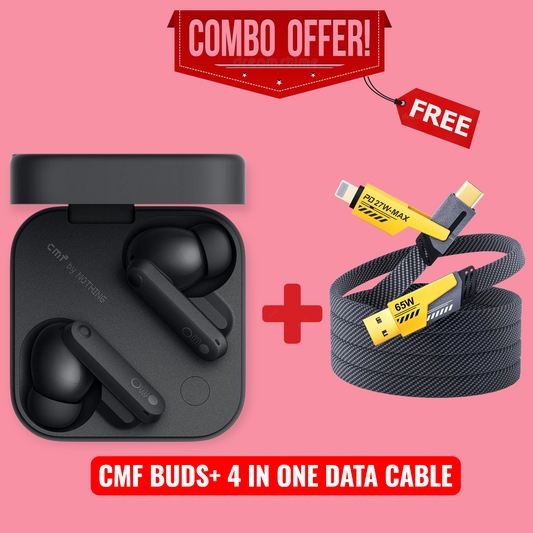 CMF Buds + Free 4-in-1 65W Fast Charging Cable | Limited Offer 🎧⚡